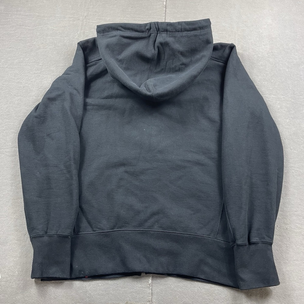 American Giant Hoodie Mens Large Black Heavy Cotton Zip Up Sweater Outdoor Work - Picture 5 of 12